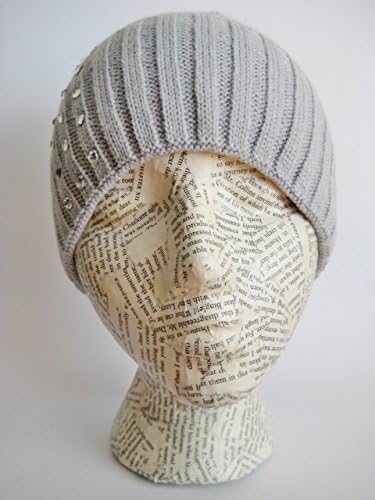 Фрост капи Зимска капа за тинејџери Девојки плетете череп ринестон капа М-101