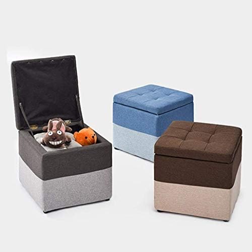 Општо едноставна столица, ленена коцка плоштад кутија за складирање цврсто дрво мултифункционална дневна соба коридор-нота-столче софа столче