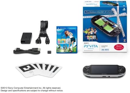 PlayStation Vita 3G/Wi-Fi Model Crystal Black Starter Pack