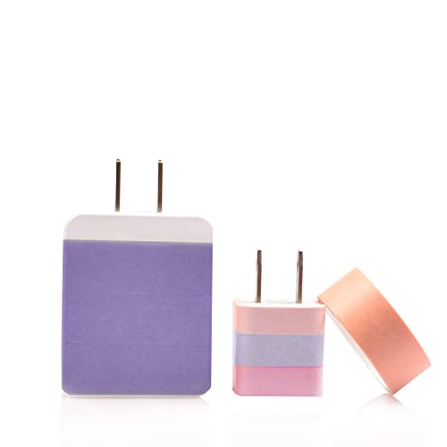Daputou 8rolls Solid Color Washi Tape Set, декоративни комплети за маскирање на природни бои за занает, деца, бележник, DIY, завиткување