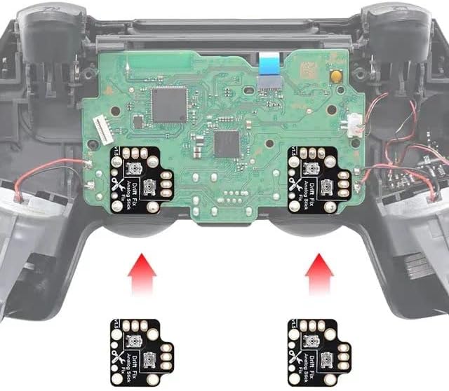 Армадио LR аналогна замена на лебдат, компатибилна со PS5 аналоген палецот, за поправка на џојстик за PS5 модул за калибрација
