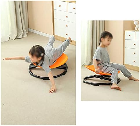 Yiuhhad Детски жироскопски ротирачки стол баланс сензорна обука, сензорно столче за аутизам 360 ° Обука за координација на тела