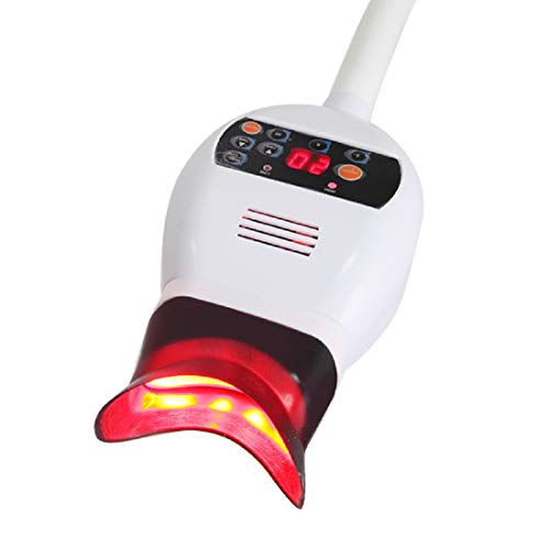 Стоматолошки мобилни заби Белење ламба 3 боја 8 LED мобилна предводена ламба светло за белење на светло заби