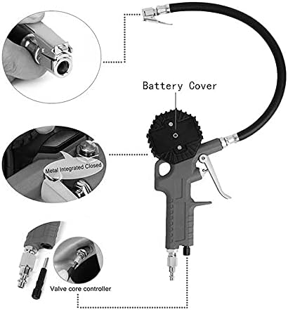 Мерач на притисок на дигитални гуми XWWDP за надуени алатки за поправка на гуми, притисок пиштол висока прецизност