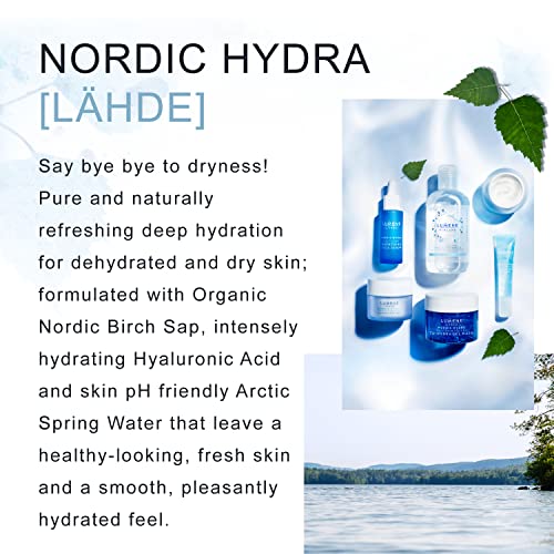 Лумен нордиска хидра Арктичка роса со калење на серум на лице - чиста концентрирана хидратација на кожата + арктичка изворска