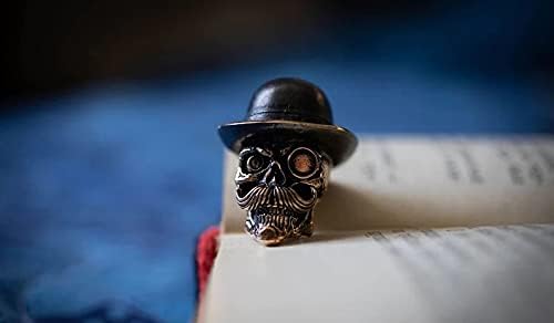 Paracord Bid Gentleman Skull Zombie - Паракорд монистра со нож во бронза
