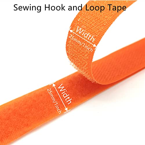 Шие на кука и лента за јамка 3/4 инчи ширина, не-лепетено прицврстувач за прицврстување на најлонска ткаенина за шиење за занаетчиство