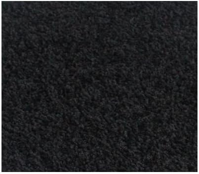 Изгорете гума црна - 8 'квадратен обичен тепих област килим