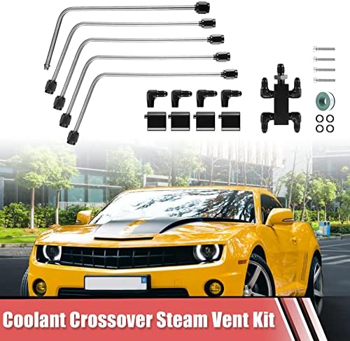 X Autohaux Clossover Crossover Crossover Steam Fint Не'рѓосувачки челик за LS1 LS2 LS3 LS4 LS6 LS7 LS9 LSX мотори Комплетен комплет за течноста