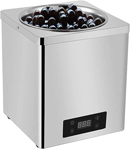 АНСНА комерцијална машина за калење со чоколади, 600W Електрична супа потопла прилагодлива температура.30-100 °, Загреана храна за топење