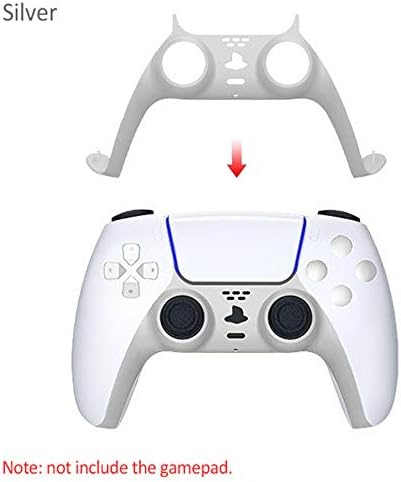 Школка за контролор на игри со тиа за PS-5, Скини за контролори опфаќаат поставени за PS5 PlayStation 5 силиконски анти-лизга со палецот