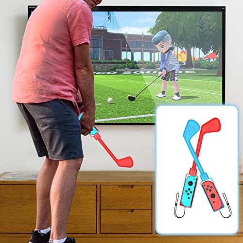 12 во 1 Switch Sports Accestory Пакет за Nintendo Switch & Switch OLED: Тениски рекети, мечеви зафат, голф-клубови, бендови за танцување на зглобовите