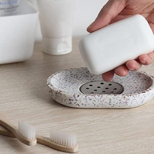 Inveesfzh сапун сапун сапун сапун сапун сапун овален сапун чинија креативно одводнување сад за бања додатоци за домаќинства предмети