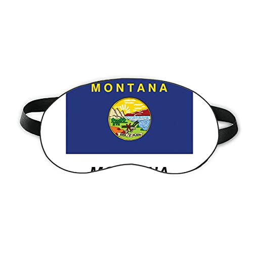 Американско државно знаме Контура Монтана Спиење на очите на очите мека ноќно следење на слепите сенка