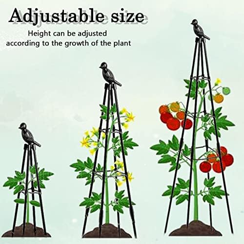 Градинарски трелис, држач за поддршка на растенија за искачување на растенија на отворено и затворено тресење, саксија растенија цвеќиња