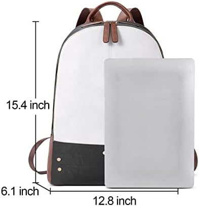 Клачи лаптоп ранец за жени кожа 15,6 инчи компјутерски ранец патувајќи гроздобер голема торба