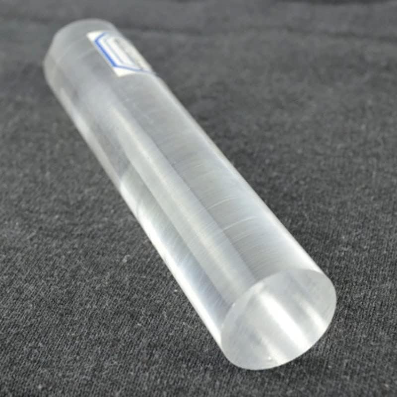 1 парчиња 40мм/50мм дијаметар пластична акрилик чиста тркалезна лента Висока PMMA транспарентна органска стаклена стаклена должина 100/200/300мм