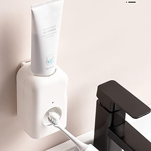 PZJ-wallид монтиран автоматски додаток за паста за заби, додаток за паста за заби за семејна мијалник за четки за заби, сина