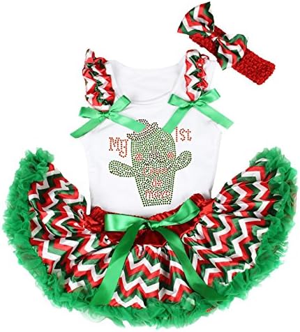 Petitebella мојот 1-ви Cinco de Mayo Cactus Baby Outfit 3-12m