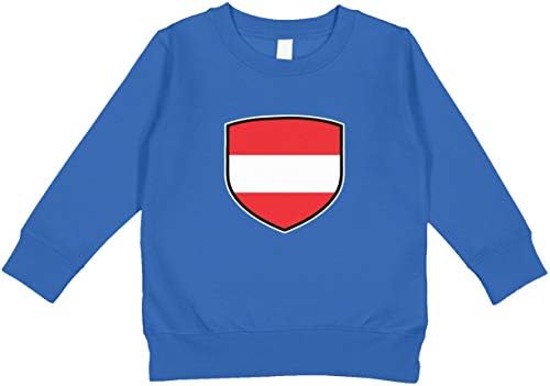 Џемпер на Амдеско Австрија Шилд Австриско знаме за дете