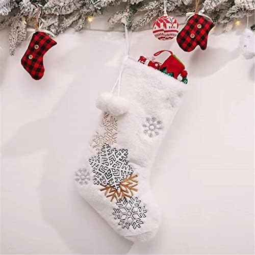 Подароци чорапи Персонализирани камиони со камин плишани Божиќни украси и додатоци за забави за деца домашен одмор декор за замав пингвин автомобил
