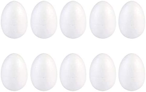 Божиќни украси на Sewacc 20 парчиња Велигденска пена јајце јајце бело јајце занаетчиска пена јајце јајце полистирен јајце рачно