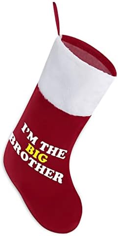 Јас сум голем брат Божиќ што виси чорапи за порибување за Божиќно дрво за одмор дома