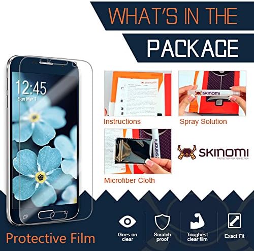 Заштитник на екранот Skinomi компатибилен со Apple Watch Series 1 Clear Techskin TPU Anti-Bubbul HD HD филм