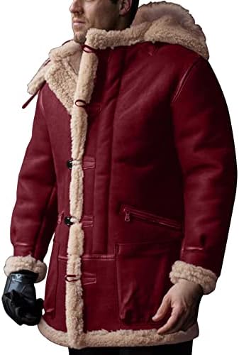 Палто за есенски палто на Adssdq, долги ракави за време на модата, машка машка велосипедист, вклопуваат удобни поштенски јакна цврсти густи