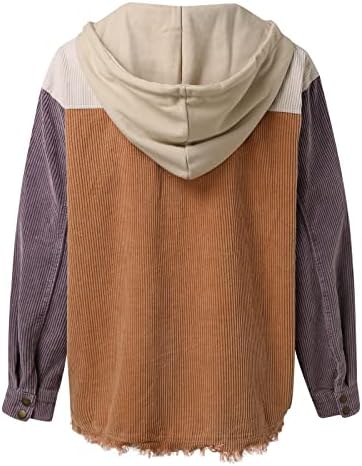 Женски палта жени плус димензии со димензии карирани кошули со долги ракави на долги ракави, приврзани врвови на кошула со блузи со џеб