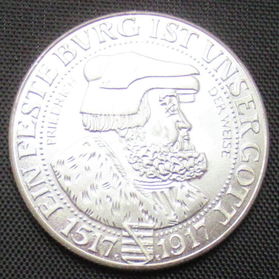 Германски 3 марка 1917 година Странска реплика сребрена комеморативна монета
