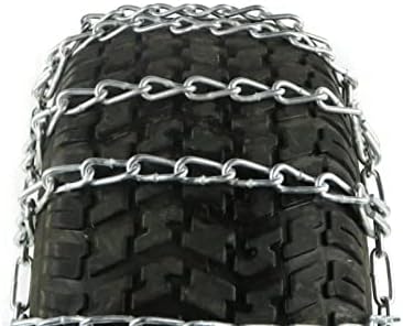 Продавницата РОП | 2 Пар за ланец на гуми за врски за Deон Деер 16х7.5x8 пред и 26x10x12 задна гума за гуми