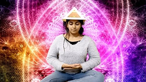 Медитација капа л Медитација Пирамида За Само Лекување Л Генератор На Енергија Пирамида За Заштита, Лекување И Дневна Медитација Бела