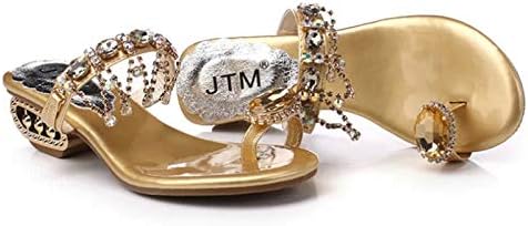 Женски рамни чевли рамни чевли жени дебели прстени чевли женски потпетици дами папучи забава на отворено кристална мода пети женски обични