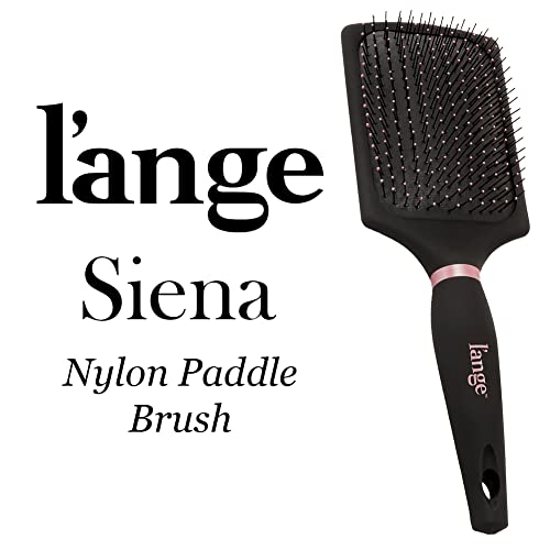 L’Ange Hair Siena лопатка најлон четка | Им помага на младоженецот и да се разоткрие сите видови на коса | Отпорни на топлина