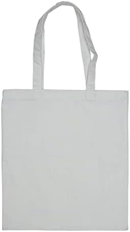 Чалба за шопинг со памук Аната со печатење, индиски дизајн - торба за купување на еднократна употреба - Боја: Бела