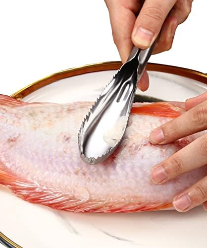 Xiaoxg 4 парчиња отстранувач на риби за риба, кујна риба скалер риба декалер