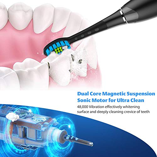 Sonic електрична четка за заби n ултразвучно печење електронско белење водоотпорни четки за заби 5 режими