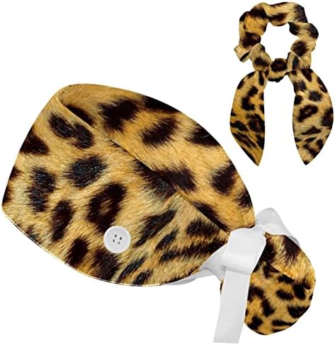 Леопард беспрекорно прилагодливо капаче за чистење со копчиња лак за коса, пискава џемпери за џемпери