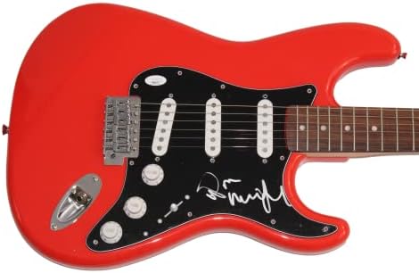 Треј Анастасио и Мајк Гордон Бенд потпишаа автограм со целосна големина Црвена фендер Стратокастер Електрична гитара w/ Jamesејмс Спенс автентикација