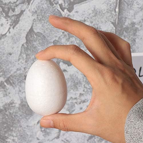40 компјутери јајца Велигденска јајце пена за занаетчиски топки црно чисто дух бело 4- сликање јајце DIY велигденски декор цврсто