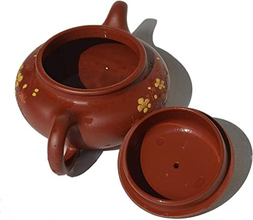 Yxhupot чајник 8.6oz кинески јксирање оригинална црна глина Зиша класици сак -инфузери чај чај