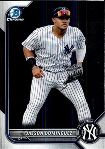 2022 Bowman Chrome изгледи BCP-98 Jason Dominguez New York Yankees MLB Baseball Trading Card