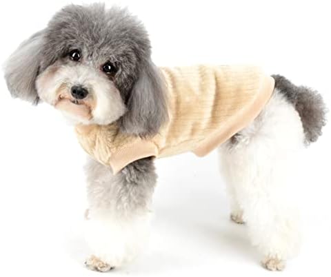 Ранфи руно џемпер за миленичиња мало куче зимска облека момче девојче кутре мачка облека мека фланел палто топло куќичка за кучиња пулвер џемпер