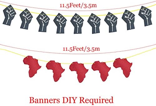Црн Сјај Тупаница Банер Црвен Сјај Африка Мапи Венци, Јуни, Месец На Црната Историја, САМ Задолжително