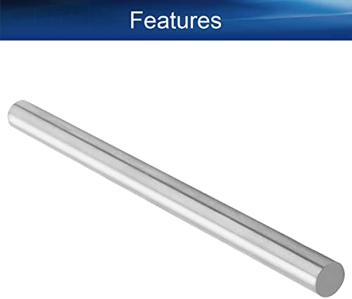 Auniwaig HSS тркалезна челична шипка, 10 mm Dia Lathe Bar Ack алатка долга 150 mm, за дупки за дупчење на вратило за дупчење на минијатурни