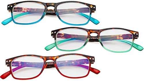 Окепар 3 Спакувајте Дами Очила За Читање-Стилски Читатели За Жени Што Читаат