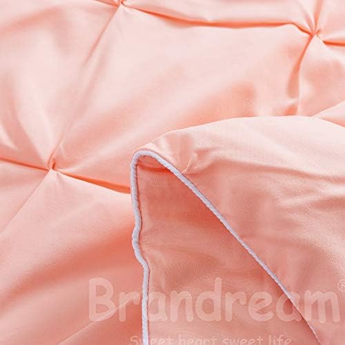 BrandReam 7PCS Pink Pinduck Toddler постелнина и постелнина за постелнина за постелнина, луксузен дизајн