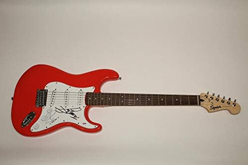 Рик Нилсен и Робин Зандер потпишаа Електрична гитара за автограм Fender Brand - PSA