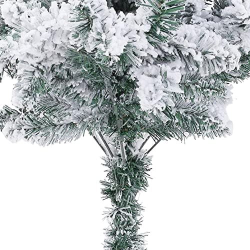 Зимски декор 7,5ft вештачка елка, издигната елка со 1218 совети за гранки за затворено украсување на Божиќна забава за одмор
